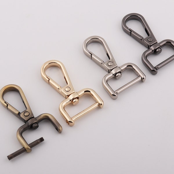 3/4" (20mm Inner) removable swivel clasp swivel clasp hook, swivel strap hook for bag, purse, high quality spring hook 2-4-10pcs