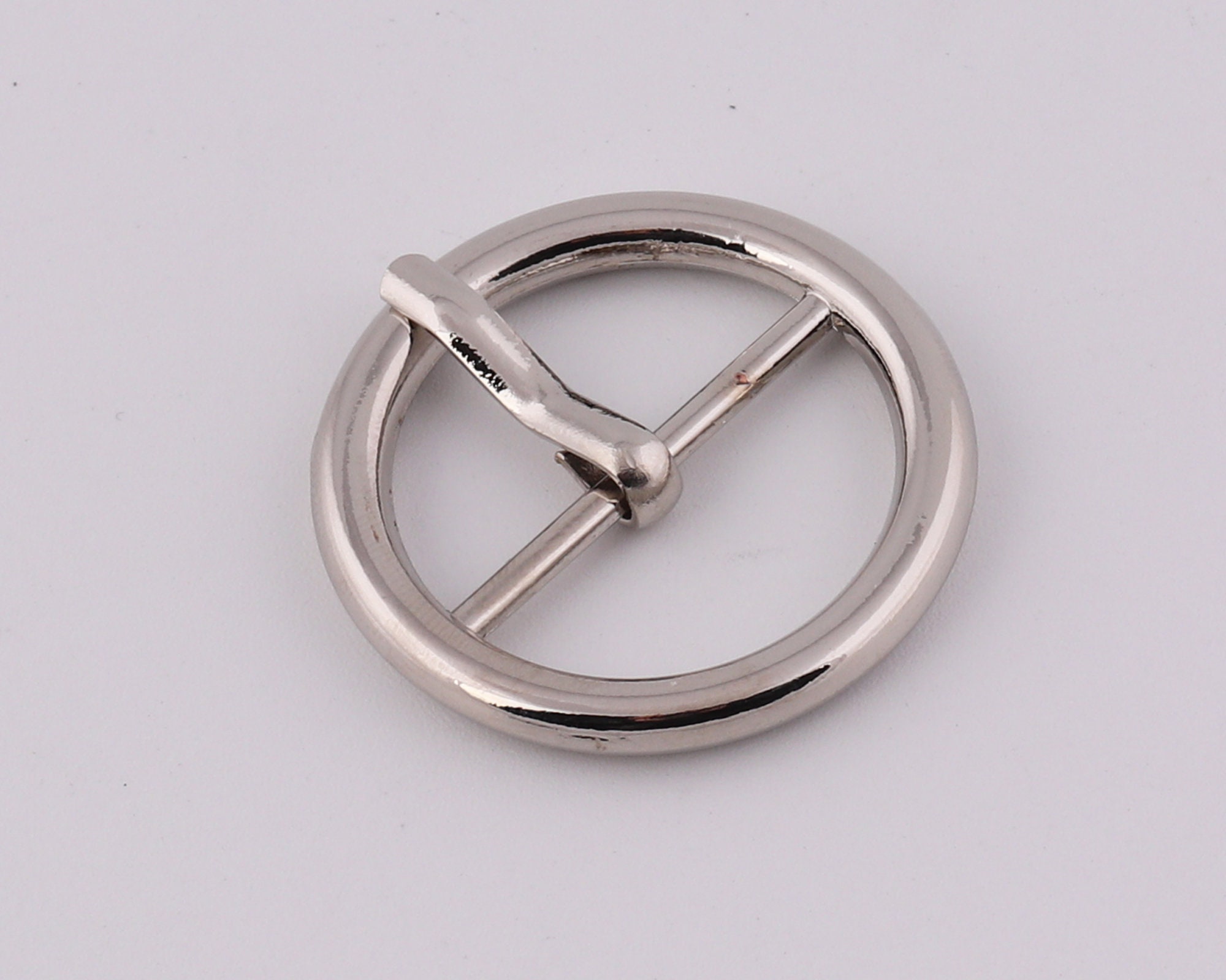 1 25mm Inner Roundness Belt Buckle Single Prong Belt - Etsy