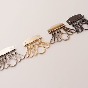 48mm×19mm keychain key holder key wallet holder pocket key holder key pouch keychain hardware 1-2-5 pcs