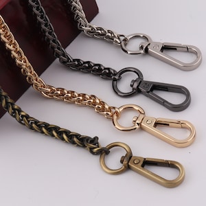 120cm metal crossbody bag chain, 7mm high quality purse chain, shoulder handbag chain,replacement handle chain 1-2 pcs