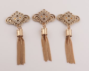 1-2-5 pcs metal tassel purse label metal bag label personalized labels leather badge handbags hardware 52mm×115mm