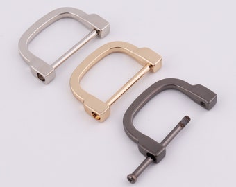 1.25" (30mm Interno) vite grillo d anelli ferro di cavallo d anello metallo u forma u fibbie cinghia anello 2-4-10 pcs