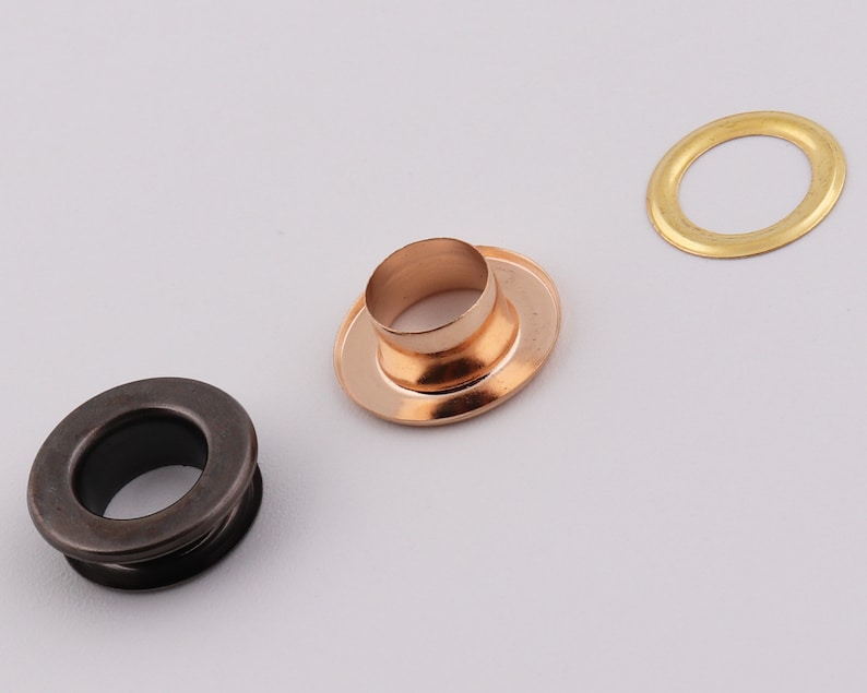 8mm Metal Eyelets Round Grommet Metal Grommets for Leather Etsy