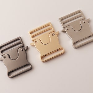 1.25&quot; (32mm Inner) metal release belt buckle metal webbing buckle adjustable backpack buckles bag webbing hardware 1-2-4-10 pcs