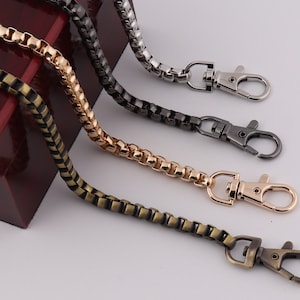 120cm metal crossbody bag chain, 6mm high quality purse chain, shoulder handbag chain,replacement handle chain 1-2 pcs