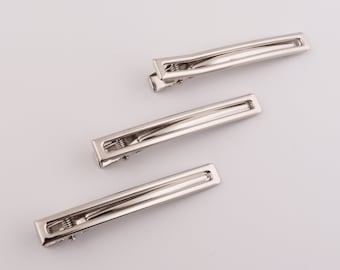 zilver haar alligator clips, haar accessoire blanks, haar clips, bulk alligator clips, bloem haar boog clip, zilveren alligator 10-20-50 pc's
