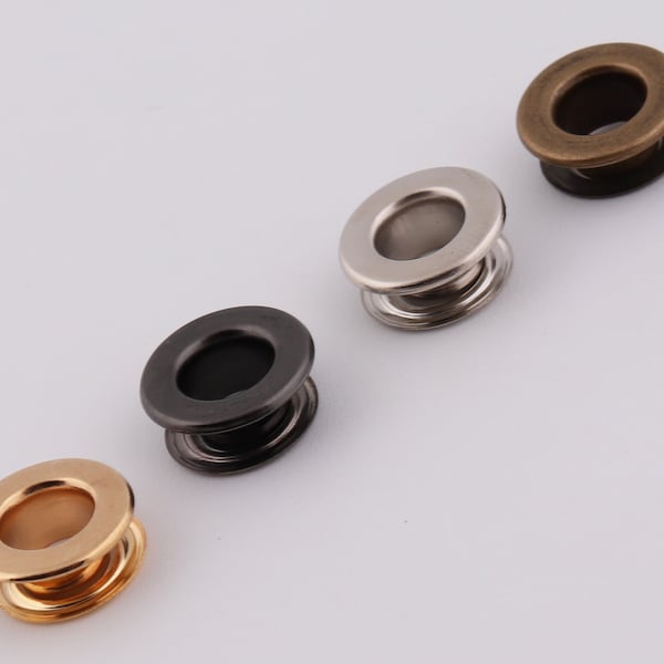 6mm metal eyelets round grommet metal grommets for leather craft 20 pcs contact customer service for other quantities