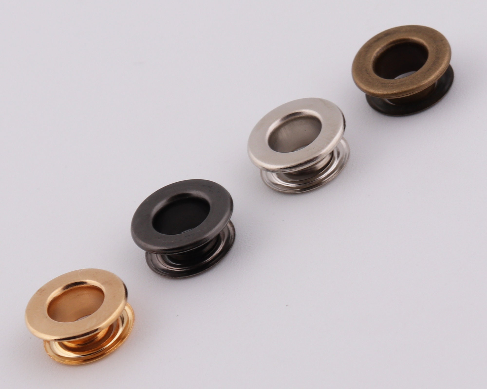 6mm metal eyelets round grommet metal grommets for leather Etsy