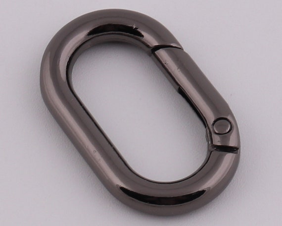 2/4/10Pcs 20/25mm Metal Buckles O Ring Keychain Spring Hook Cord