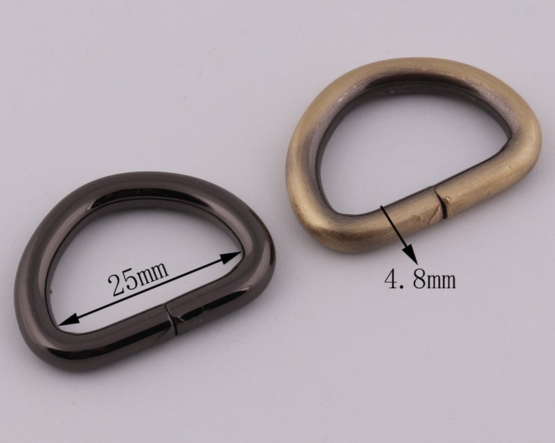 1 25mm Inner Metal D Ring Purse Hardware Buckle Strap Etsy