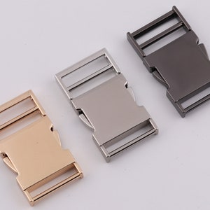 1" (25mm Inner) metal release belt buckle metal webbing buckle adjustable backpack buckles bag webbing hardware 1-2-4-10 pcs