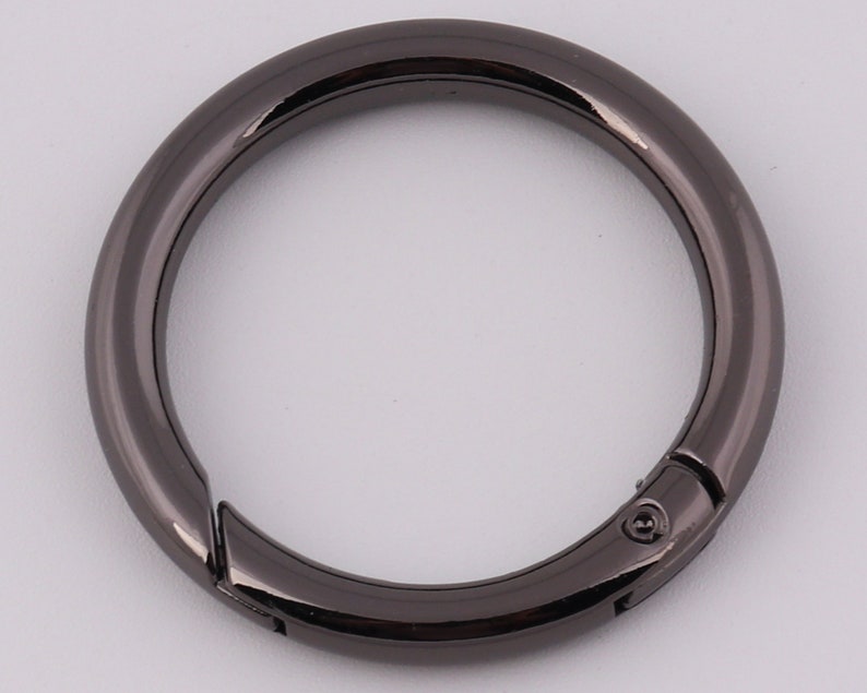 spring o ring clasps spring gate ring purse o ring round ring push gate snap hook 2-4-10pcs 1.25 32mm Inner