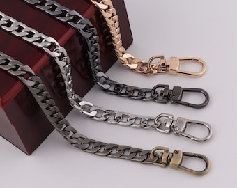 120cm metal crossbody bag chain, 10mm high quality purse chain, shoulder handbag chain,replacement handle chain 1-2 pcs