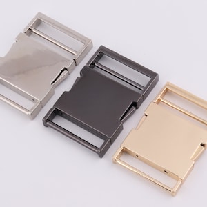 1.5&quot; (38mm Inner) metal release belt buckle metal webbing buckle adjustable backpack buckles bag webbing hardware 1-2-4-10 pcs