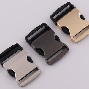 1,5&quot; (38mm Innen) Kunststoff Metall Release Gürtelschnalle Taschengurt Rucksack Utility Schnalle Hundehalsband Schnellverschluss 1-2-4-10 Stk