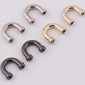 3/8&quot;(10mm Inner)  arch bridge buckle belt bag chain connector bridge buckle purse hardware connector buckle 2-4-10pcs