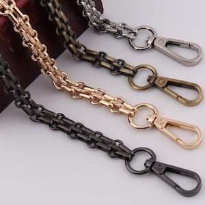 120cm metal crossbody bag chain, 12mm high quality purse chain, shoulder handbag chain,replacement handle chain 1-2 pcs