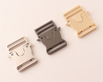 1" (25mm Inner) metal release belt buckle metal webbing buckle adjustable backpack buckles bag webbing hardware 1-2-4-10 pcs