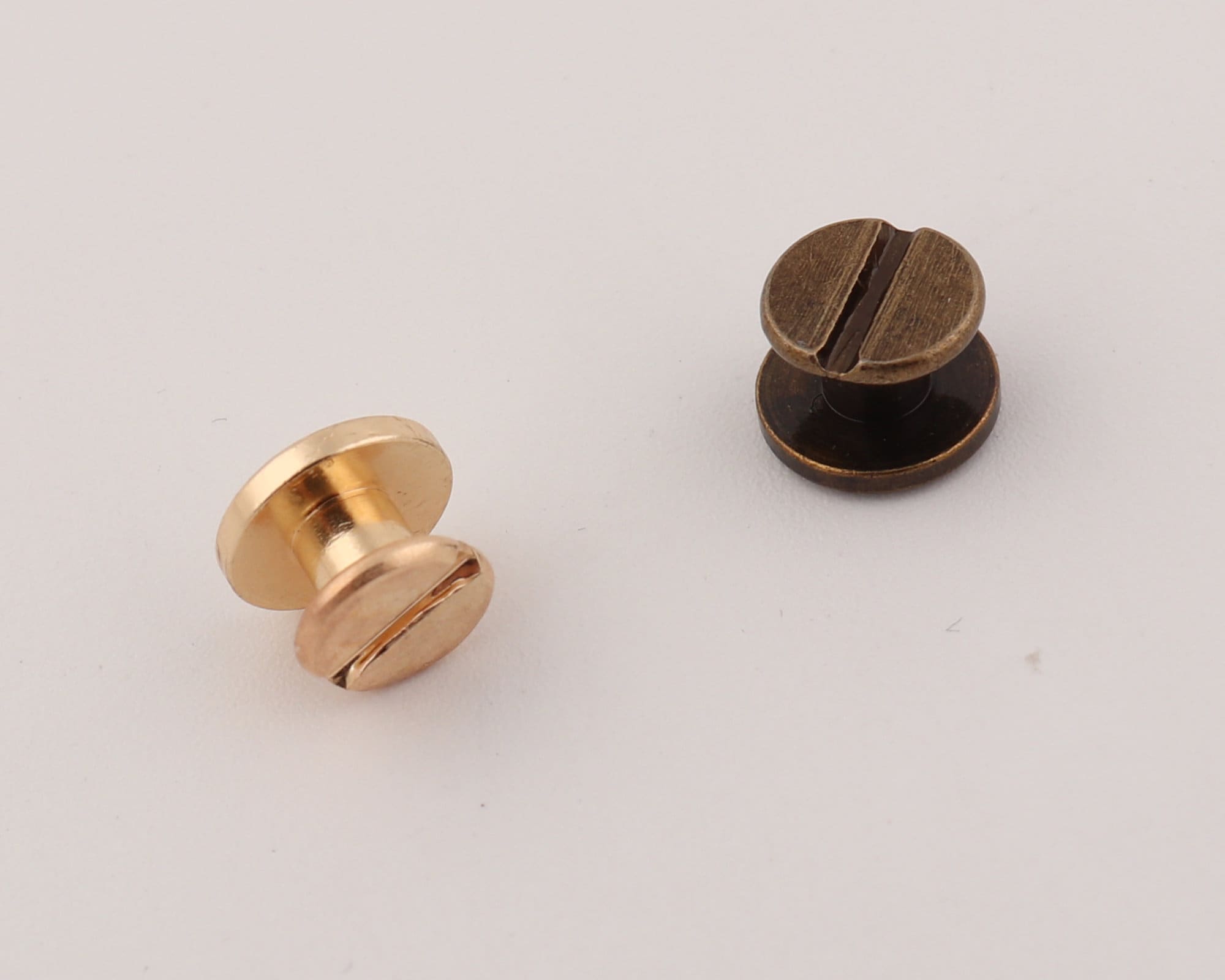 Screwed Rivet 9mm×3mm Metal Screw Rivets Round Head Screwed Rivets Leather Rivet ...
