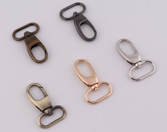 1" (25mm Inner) swivel clasp hook,snap hook,metal lobster clasp,webbing strap hook,swivel strap hook for bag, purse,spring hook 2-4-10pcs