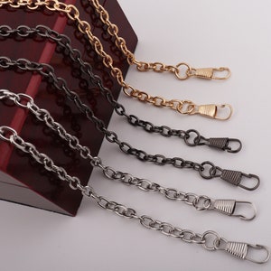 120cm metal crossbody bag chain, 5mm high quality purse chain, shoulder handbag chain,replacement handle chain 1-2-5-10 pcs