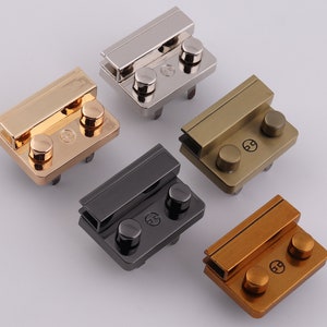1-2-5 pcs bag lock purse metal lock  large snap lock handbag lock purse hardware 45mm×30mm