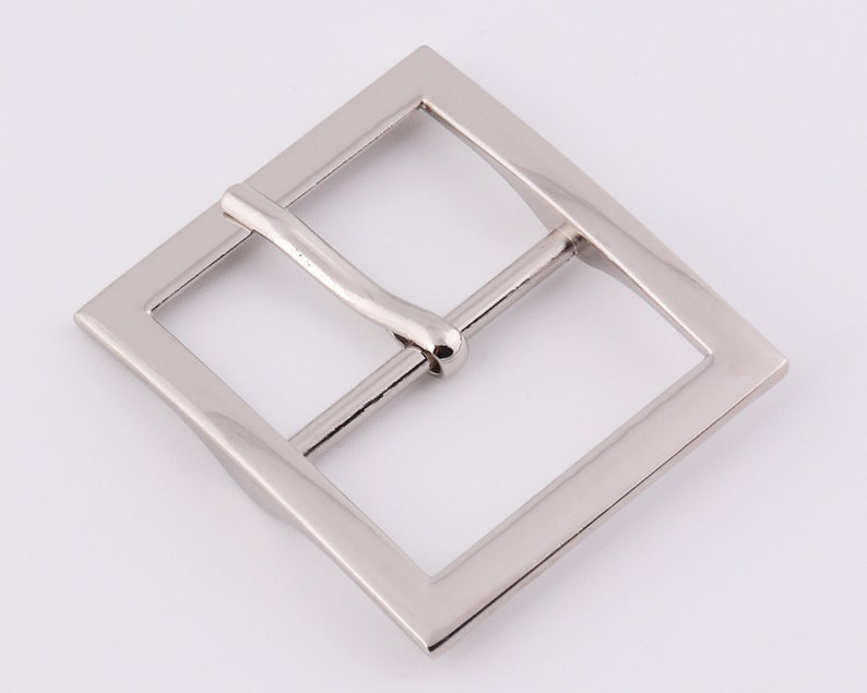 1.25" (32mm Inner) metal belt buckle single prong belt buckle strap buckle adjuster buckle purse buckle bags hardware 2-4-10pcs silver