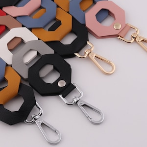 2&quot;(54mm width)102cm length colorful leather strap crossbody bag strap wallet purse handbag straps replacement shoulder bag strap