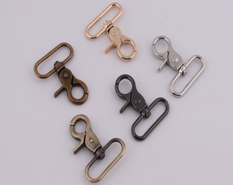 1.5" (38mm Inner) swivel clasp hook,snap hook,metal lobster clasp,webbing strap hook,swivel strap hook for bag, purse,spring hook 2-4-10pcs