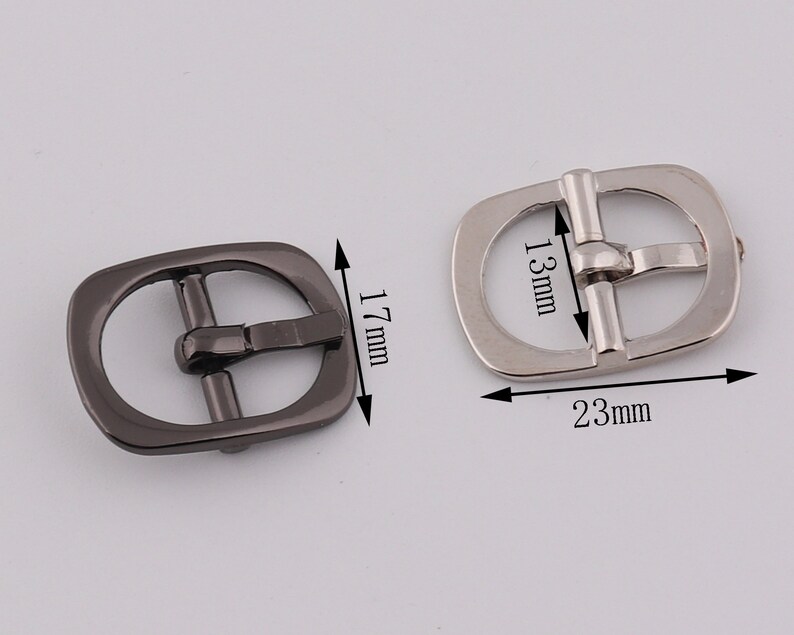 12 13mm Inner metal roundness belt buckle plated buckle single prong strap buckle adjuster buckle purse buckle bags hardware 2-4-10pcs