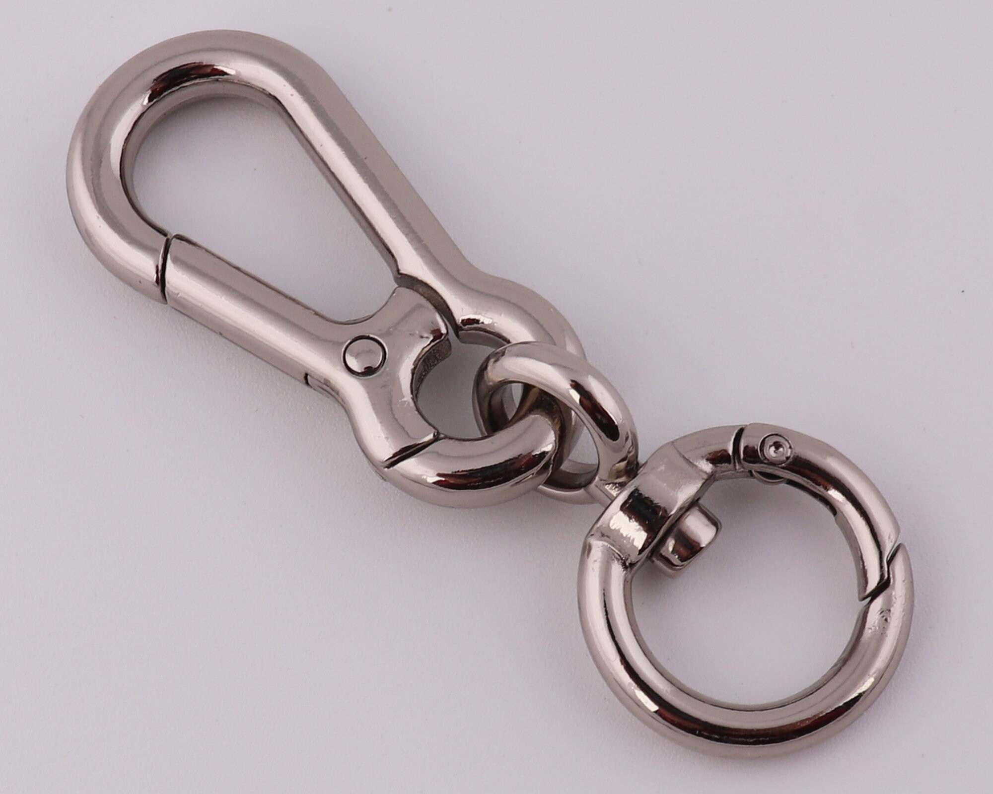 17mm Inner Metal Swivel Snap Clasp Swivel Spring Hook Push Etsy UK