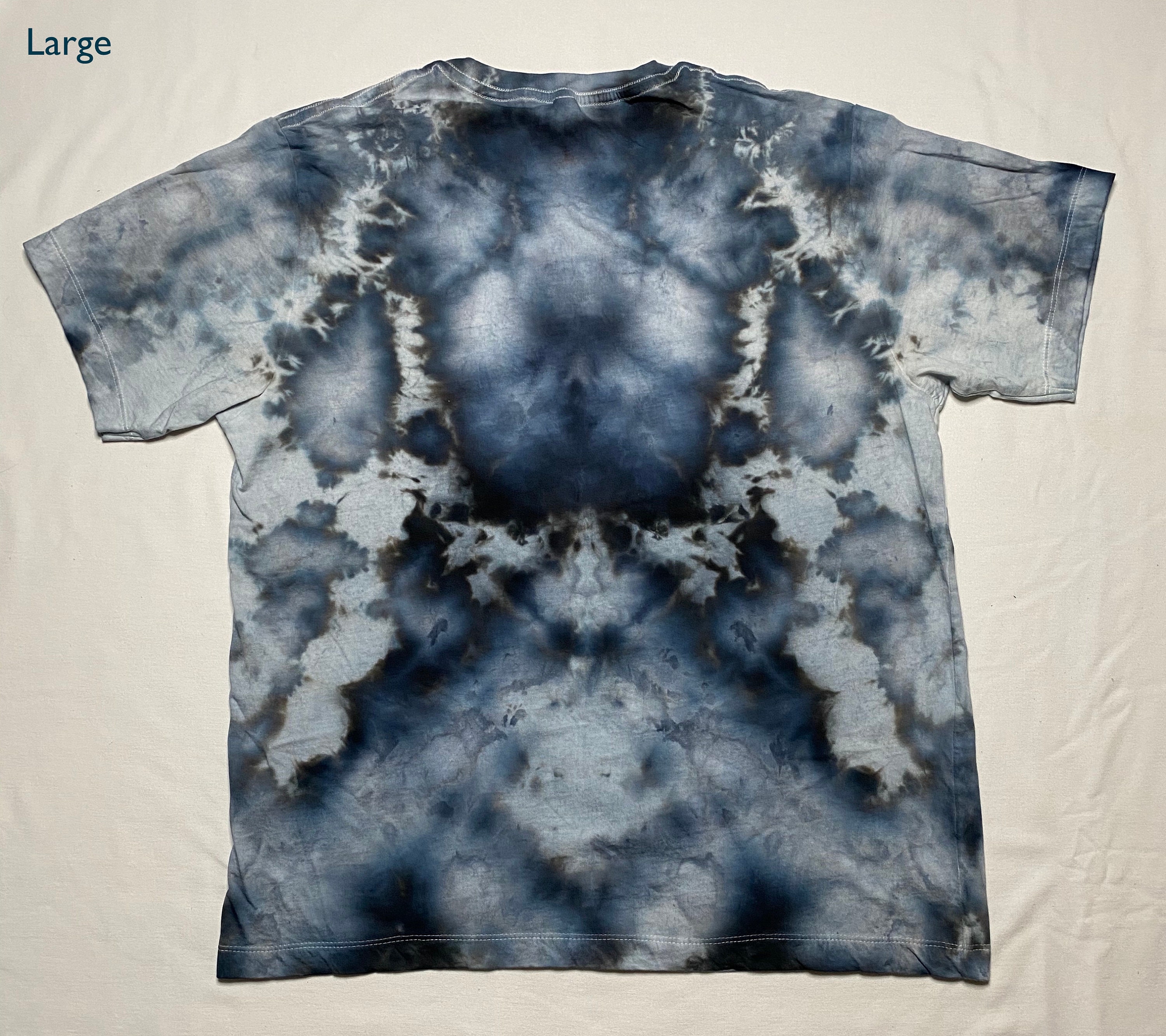 mens black tie dye shirt