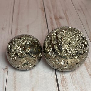 Druzy pyrite spheres; pyrite; crystals; crystal spheres; crystal decor; crystal carvings; unique crystals