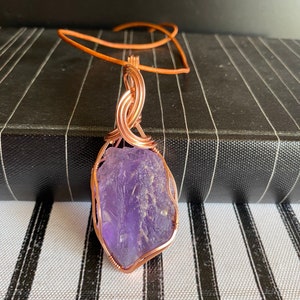 Etched Amethyst jewelry; Etched amethyst pendant; handmade jewelry
