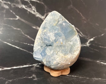 SPECIAL SALE* Blue Celestite Crystal Eggs; crystal carvings; blue Celestite eggs; Easter decor; home decor