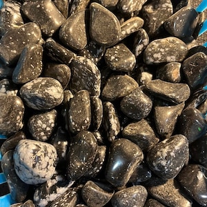 Snowflake Obsidian Tumbled Crystal Single Stone