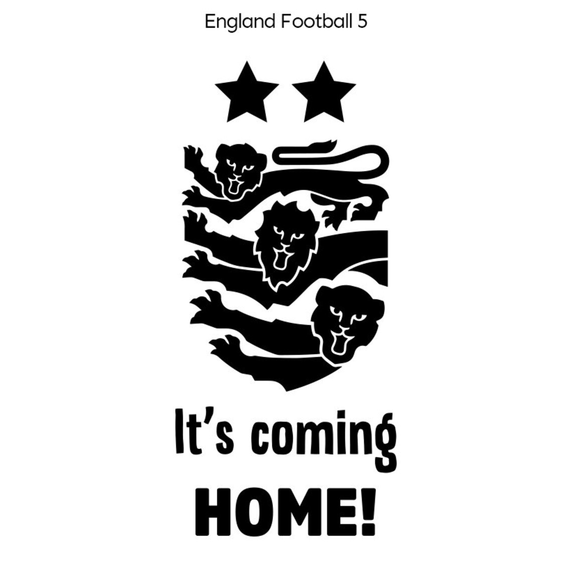 England Football Badge It's Coming Home Qatar World Cup Etsy