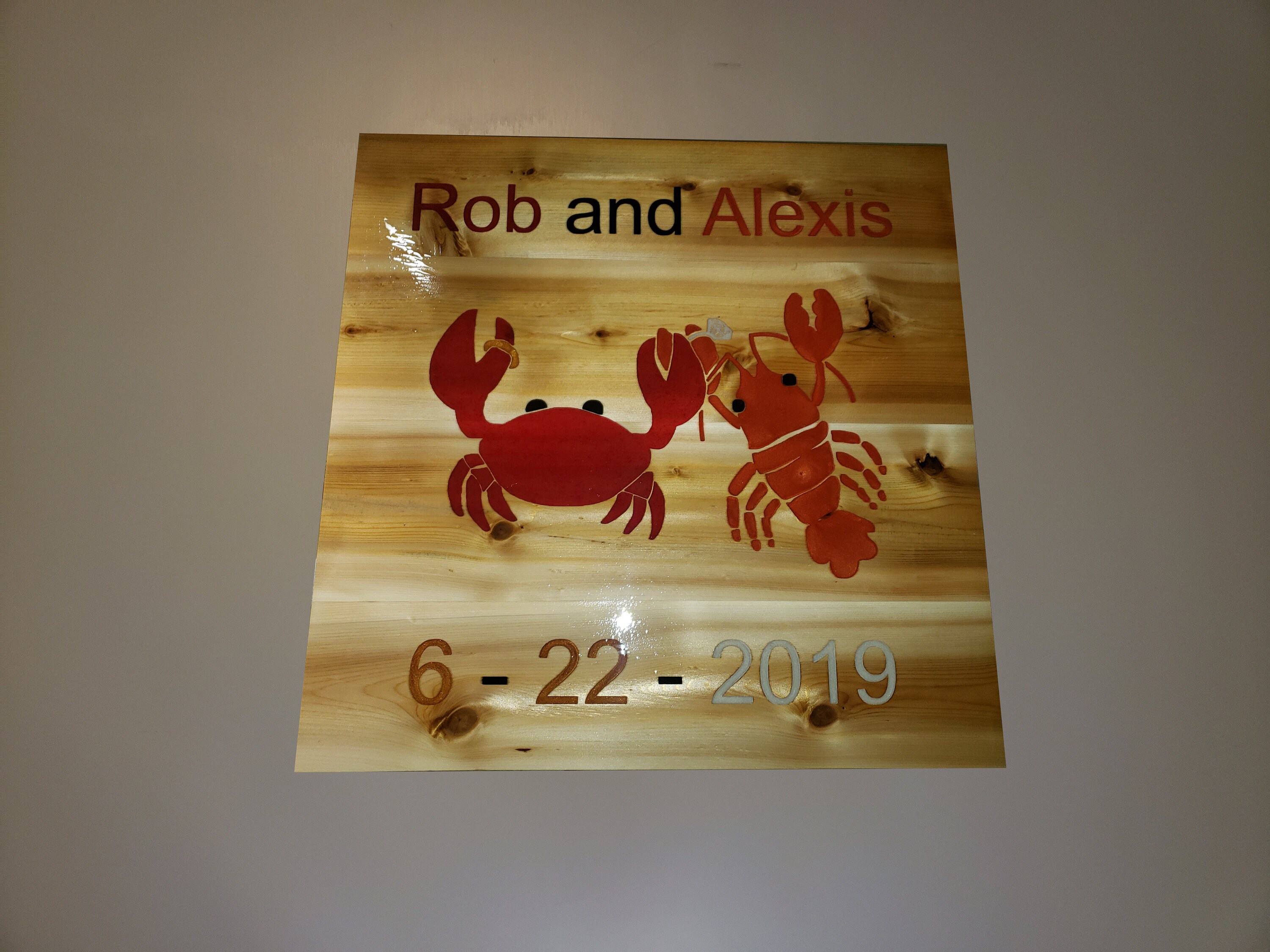 Custom CNC Epoxy Filled Sign Etsy UK