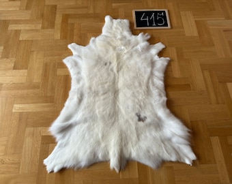 Rare Reindeer Hide Exclusive Unique Giant Size Scandinavian Style Skin Hide rug Caribou Tufting Prime quality 100% natural leather