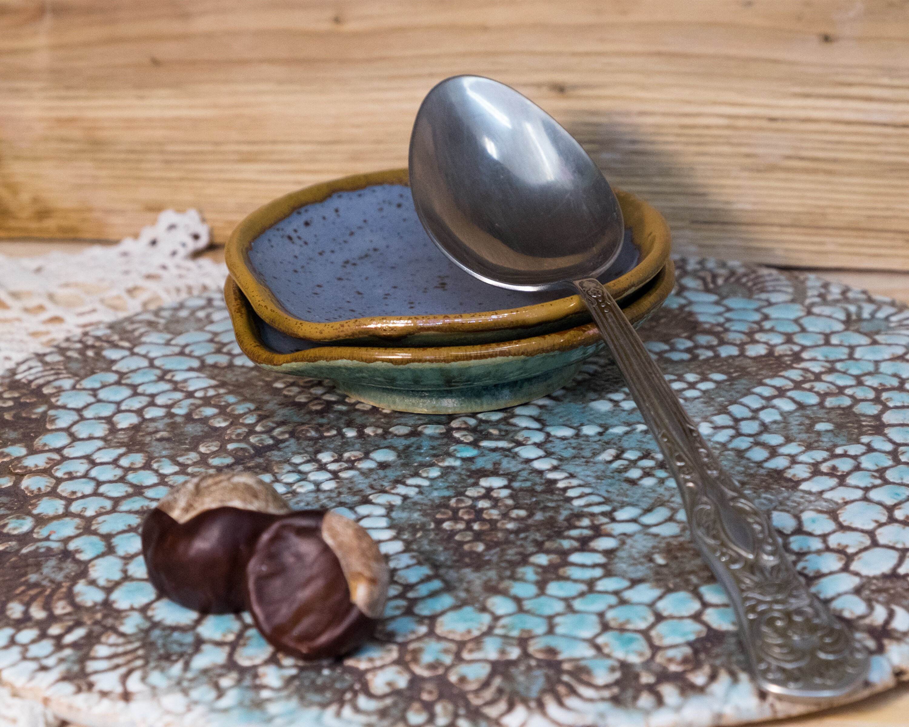 handmade ceramic spoon rest