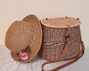 Bolso de hombro de mimbre tejido a mano – Monedero rústico de mimbre – Bolso de mano estilo cesta bohemio de verano – Regalo ecológico hecho a mano para ella