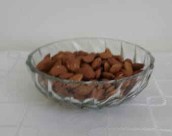 Vintage glass bowl, bowl for candies, nuts, salad, vintage vase, home decor , serving dish, kitchen utensils