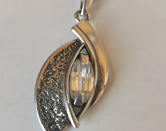 925 sterling silver pendant with zircon stone, silver jewerly, gift for woman, gift for girl, gift for her, Birthday gift