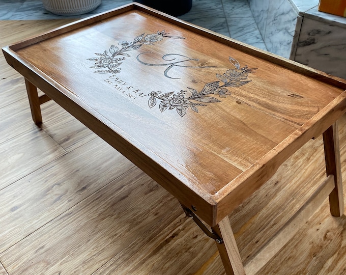 personalized serving tray
