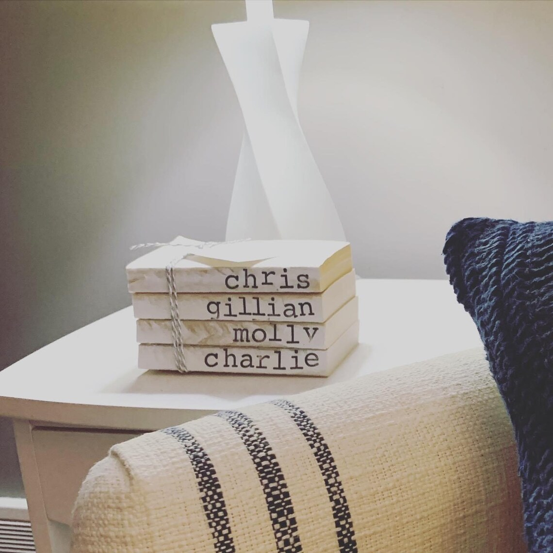 Personalized Book Stack | Etsy