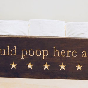 Funny Toilet paper holder - bathroom decor