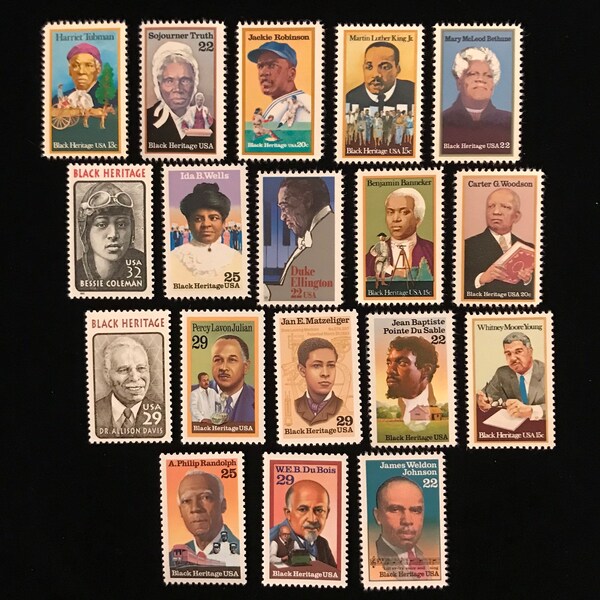 Black Heritage Stamps Etsy