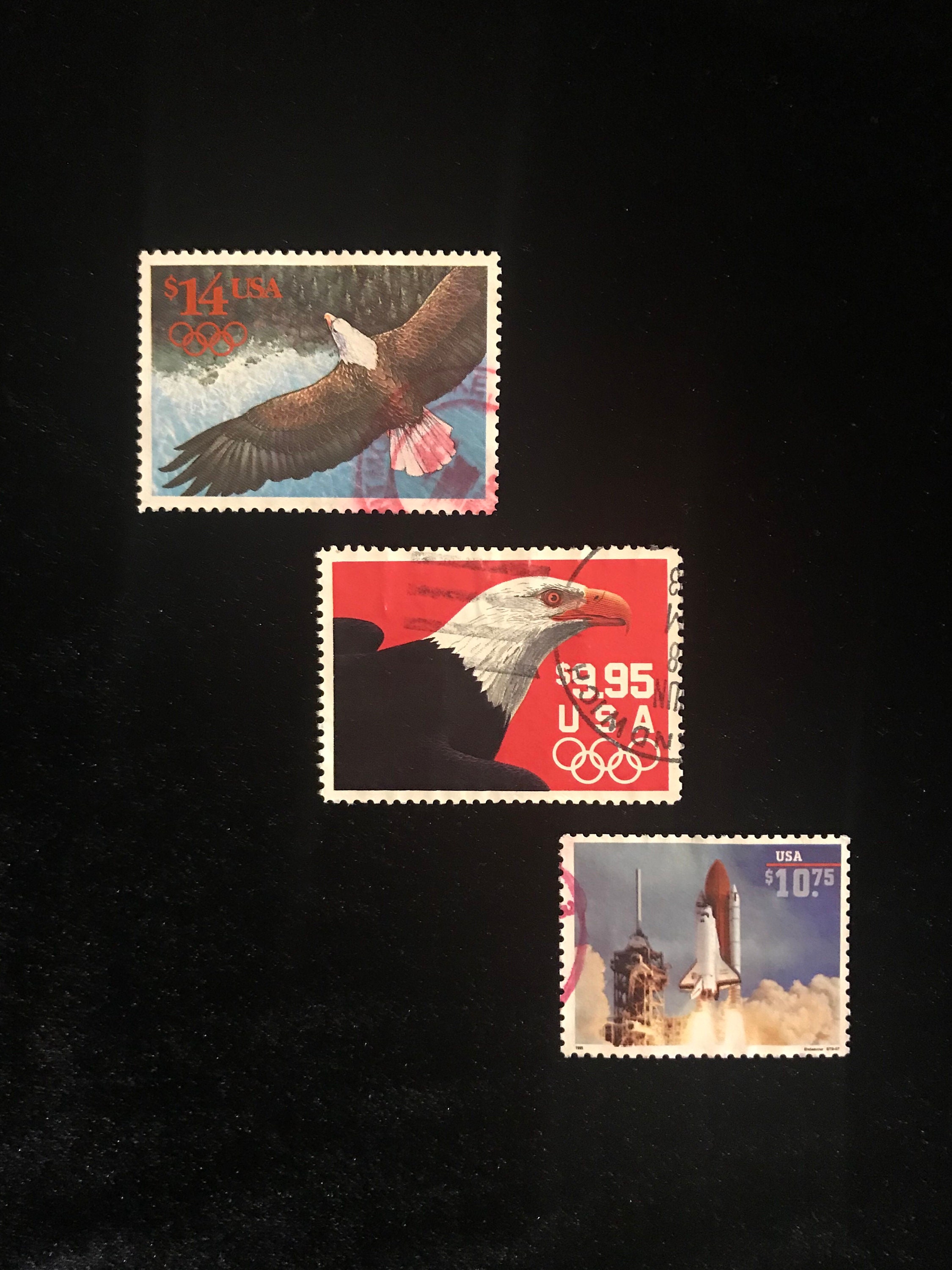 Express Mail Stamps 1991 & 1995 set of 3 postally used Etsy