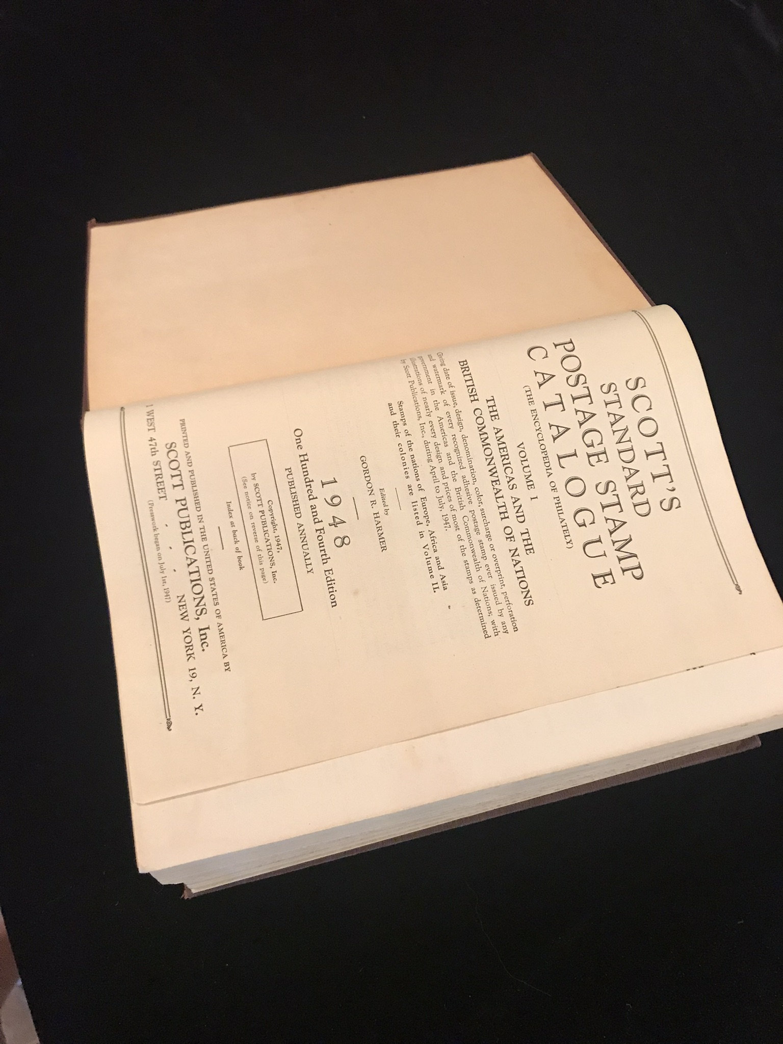 1948 Scott Catalog Combined Edition Etsy