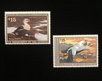 RW58 & RW59, MInt US Duck Stamps, MNH, issued 1991,1992